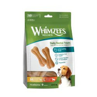 WHIMZEES Rice Bone Dental Dog Chew Value Bag 9 Pack