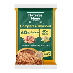 Natures Menu 60/40 Chicken With Salmon Frozen 300g