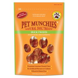 Pet Munchies Duck Twists 80g