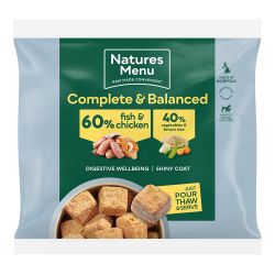 Natures Menu 60/40 Fish & Chicken Nuggets Frozen 1kg