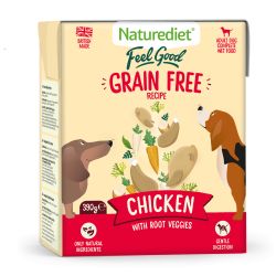 Naturediet Feel Good Grain Free Chicken 390g x 18