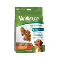 WHIMZEES Hedgehog Dental Dog Chew Value Bag Large 6 Pack