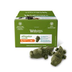 WHIMZEES Alligator Daily Dental Dog Chew Large 30 Pack