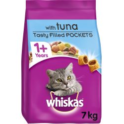 Whiskas Adult Complete Dry Cat Biscuits Tuna 7KG