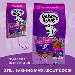 Barking Heads Big Foot Puppy Turkey 6kg
