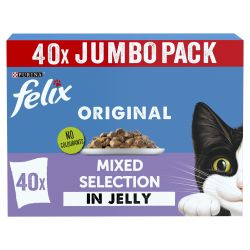 Felix Pouch Mixed Selection in Jelly 40 pack