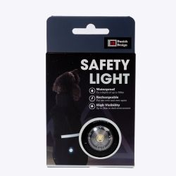 Danish Design Dog Safety Clip On Light White