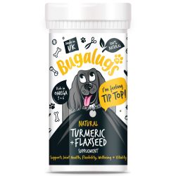 Bugalugs Turmeric & Flaxseed Supplement 70g