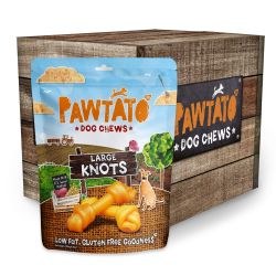 Pawtato Low Fat Gluten Free Knots Large 180g