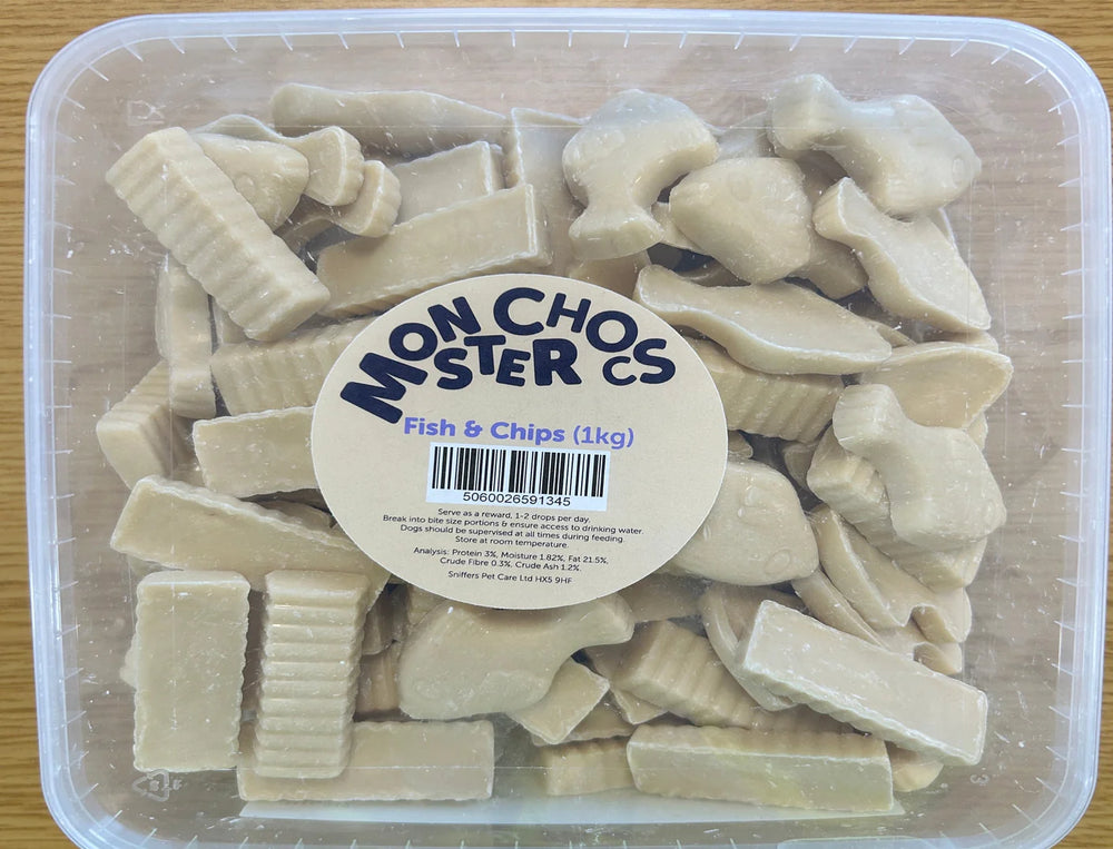 Monster Choc Fish & chips 1kg
