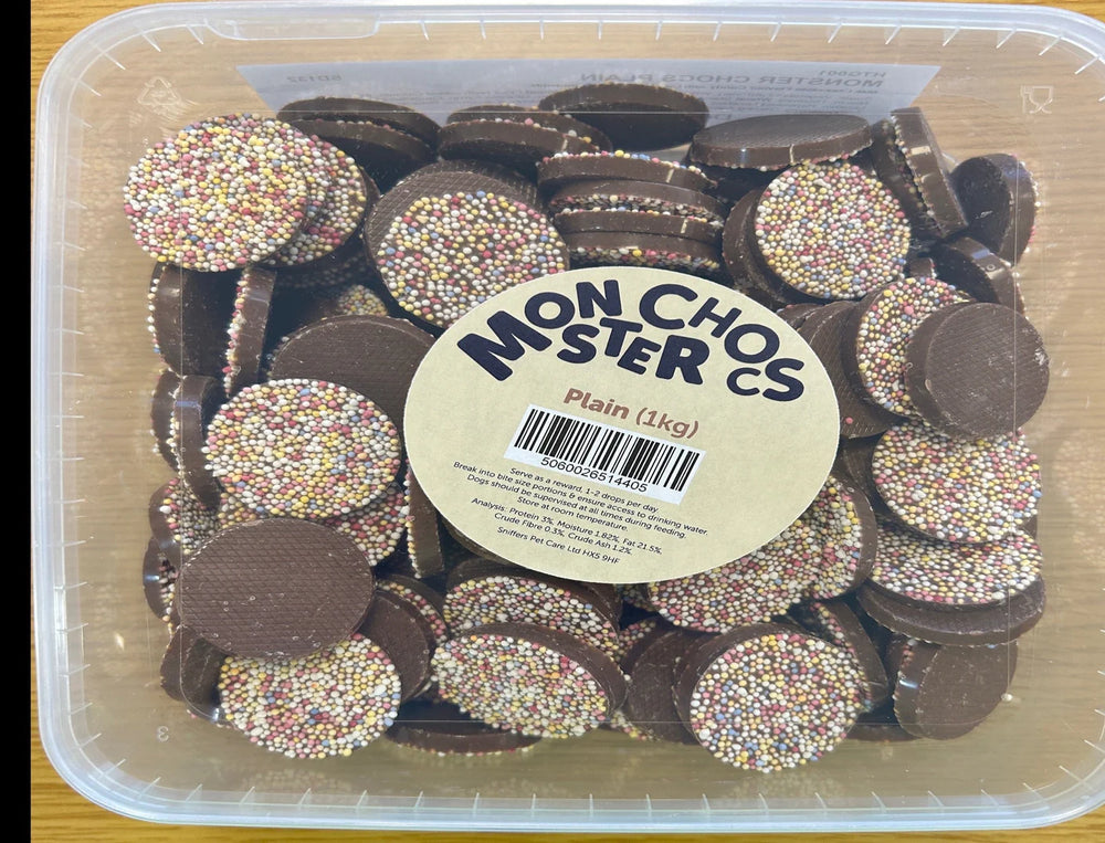 Monster Chocs Disc Plain Chocolate 1kg
