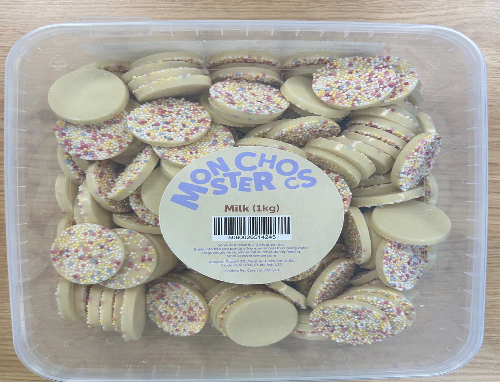 Monster Chocs Disc Milk chocolate 1kg