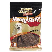 Munch & Crunch Lamb & Rice Strips 18pk - Pet Products R Us