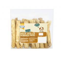 Good Boy Beef Rolls Bumper Pack 340g - Pet Products R Us