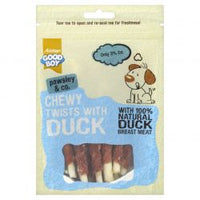 Good Boy Pawsley Deli Chewy Twists Duck 90g - Pet Products R Us
