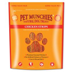 Pet Munchies Chicken Strips Super Value Pack 320g - Pet Products R Us