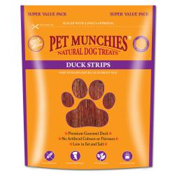 Pet Munchies Duck Strips Super Value Pack 320g - Pet Products R Us