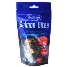 Hollings Salmon Bites 75g - Pet Products R Us