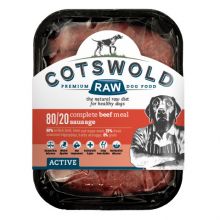 Cotswold Raw Active Sausage Beef - Pet Products R Us