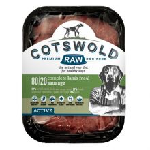 Cotswold Raw Active Sausage Lamb - Pet Products R Us