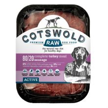 Cotswold Raw Active Sausage Turkey - Pet Products R Us