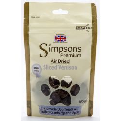 Simpsons Treat Venison 100g - Pet Products R Us