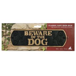 Beware Of The Dog Cast Iron - Pet Products R Us