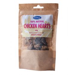 Hollings Natural Chicken Hearts 60g - Pet Products R Us