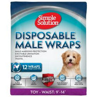 
              Simple Solution Disposable Male Wrap - Pet Products R Us
            