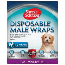 Simple Solution Disposable Male Wrap - Pet Products R Us