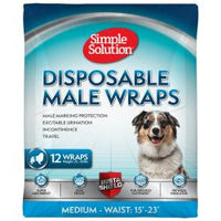 
              Simple Solution Disposable Male Wrap - Pet Products R Us
            