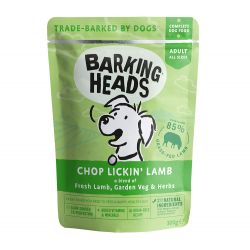 Barking Heads Chop Lickin Lamb Pouch 300g x 10 - Pet Products R Us