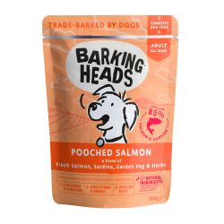 Barking Heads Pooched Salmon Pouch 10 x 300g Pouches - Pet Products R Us