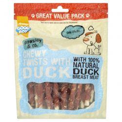 Good Boy Chewy Duck Twist Value Pack 320g - Pet Products R Us