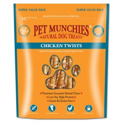 Pet Munchies Chicken Twists Super Value Pack 290g - Pet Products R Us