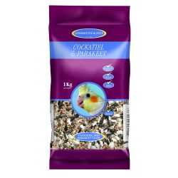 Johnston & Jeff Cockatiel & Parakeet 1kg - Pet Products R Us