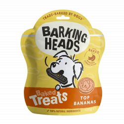 Barking Heads Top Banana Baked Treats 100g - Pet Products R Us