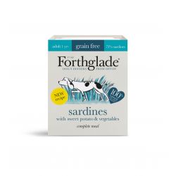 Forthglade Complete Grain Free Adult Sardines, Sweet Potato & Vegetables 18 x 395g - Pet Products R Us