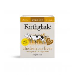 Forthglade Complete Grain Free Adult Chicken, Liver, Sweet Potatoes & Vegetables 18 x 395g - Pet Products R Us
