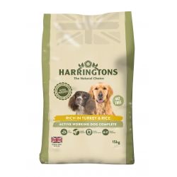 Harringtons Active Worker Complete Turkey & Rice 15kg - Pet Products R Us