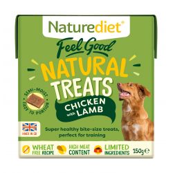 Naturediet Feel Good Treat Chicken & Lamb 6 x 150g - Pet Products R Us
