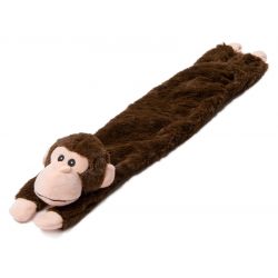 Animate Brown Monkey Stuffed Head Dog Toy - Pet Products R Us