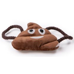 Animate Plush Poo Emoji Squeaky Dog Toy - Pet Products R Us