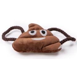 Animate Plush Poo Emoji Squeaky Dog Toy - Pet Products R Us