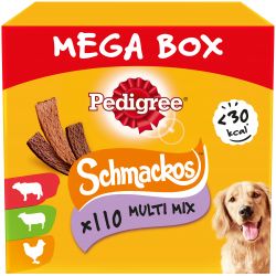 PEDIGREE Schmackos Dog Treats Meat Variety 110 Stick, 790g - Pet Products R Us