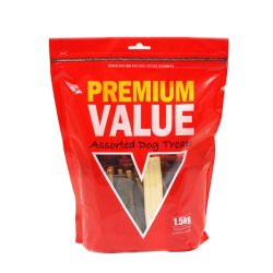 Premium Value Dog Moist Treats 1.5kg - Pet Products R Us