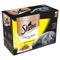 Sheba Pouch Fine Flakes Poultry Selection 12 x 85g Pack - Pet Products R Us