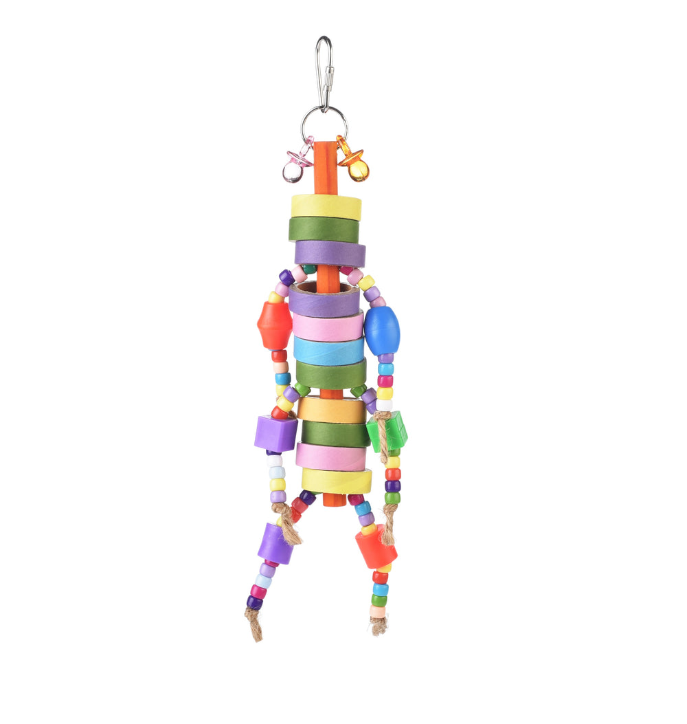 Bagel Man Parrot Toy - Pet Products R Us