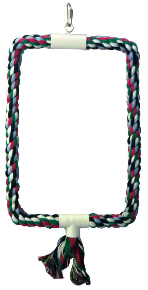 Colourful Parrot Swing - Pet Products R Us