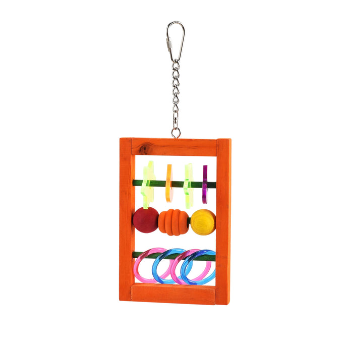 Acrylic Hanger Parrot Toy - Pet Products R Us